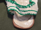 Manufacturas Cabrera Peep Toe Knit Sandals Venezuela