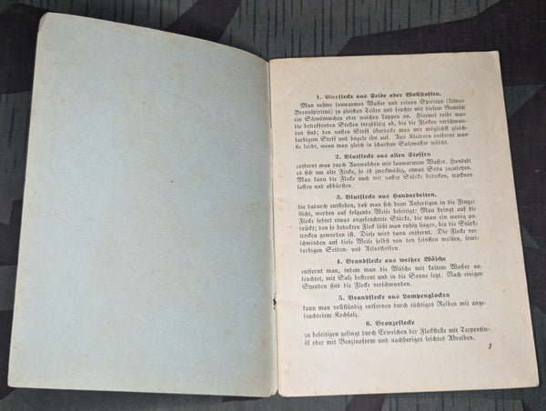 Original Hausfrau Housekeeping Tips Book