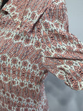 Pink Buddha Stained Glass Novelty Print Dress <br> (B-39" W-30" H-38")