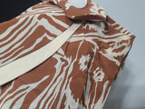 Harvest Print Dress <br> (B-36" W-30")