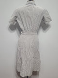 WAVES Seersucker Work Dress <br> (B-36" W-25" H-30")