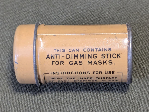 Original 1917 US Gasmask Size 3 Named W.F.Manire