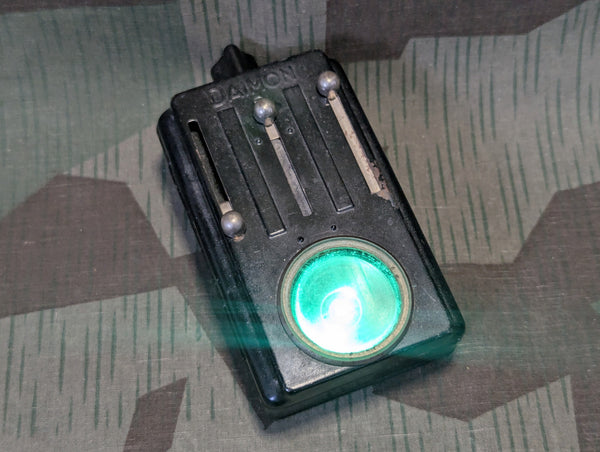 Daimon Wehrmacht Flashlight Leather and Wire Button Loop