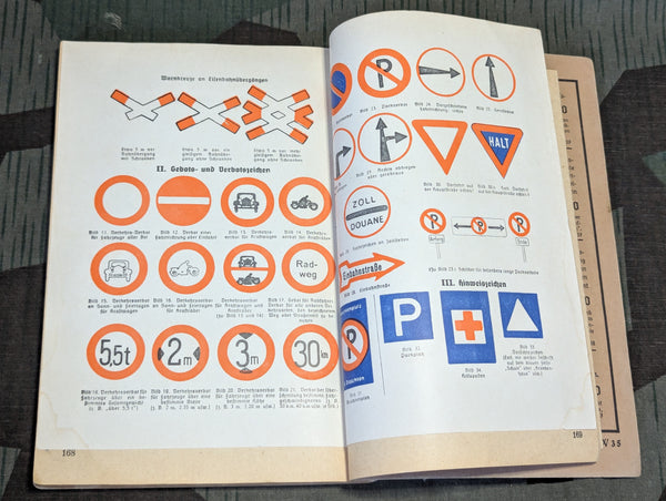 Wehrmacht Driving School Book Kraftfahrschulbuch