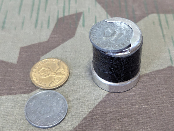Spring Loaded Reichsmark Coin Holder with 3 Coins
