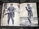 Soldatenantlitz in der Schlacht Candid Soldiers Photos Book