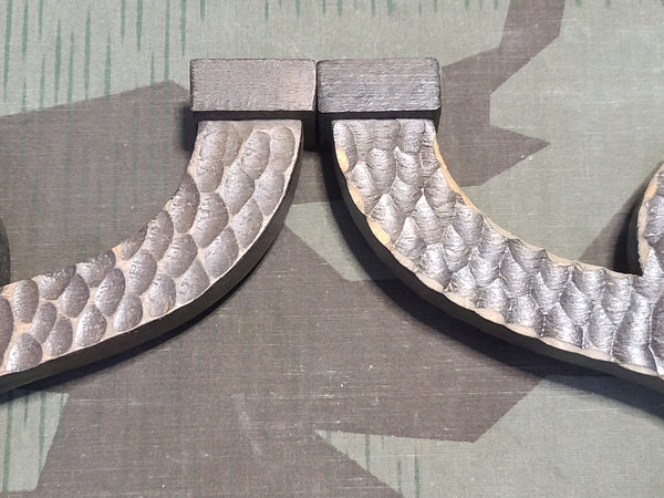 German Hand Carved Heart Shaped 3 Candle Holder