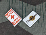 Helft Uns Helfen! German Red Cross Pin