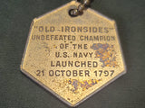 U.S.S. Constitution Old Ironsides Ship Keychain