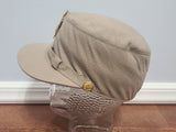 WAC Officer Khaki Hobby Hat (Size 22 1/2)
