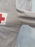 American Red Cross Gray Lady Seersucker Uniform Dress and Hat <br> (B-36" W-28" H-36")
