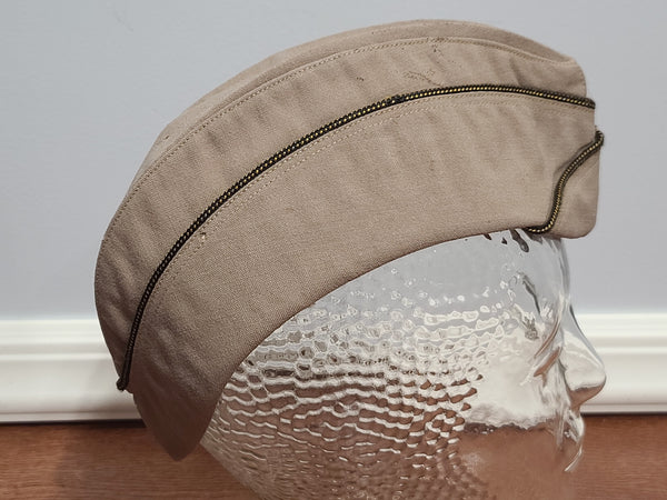 WAC Khaki Officer Garrison Cap (Size 23)