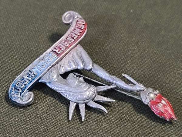 Remember Pearl Harbor Statue of Liberty Pin
