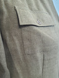 Women's WAC OD Wool Blouse (Air Corps Patch) <br> (40" Bust)