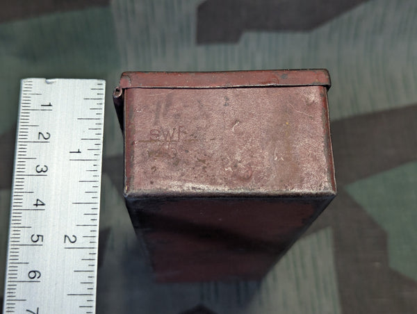 Original Late War MG34 Parts Tin swf 45
