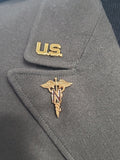 Army Nurse Uniform Set Jacket and Skirt <br> (B-38" W-28" H-36")