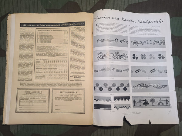 Neue Modern Welt June 1937 Fashion Magazine with Patterns