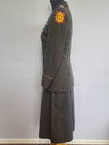 Army Nurse Uniform Jacket and Skirt <br> (B-33" W-26" H-35")