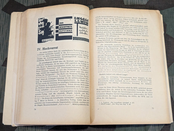 1933 Anti-Communist Book Bewaffneter Aufstand!
