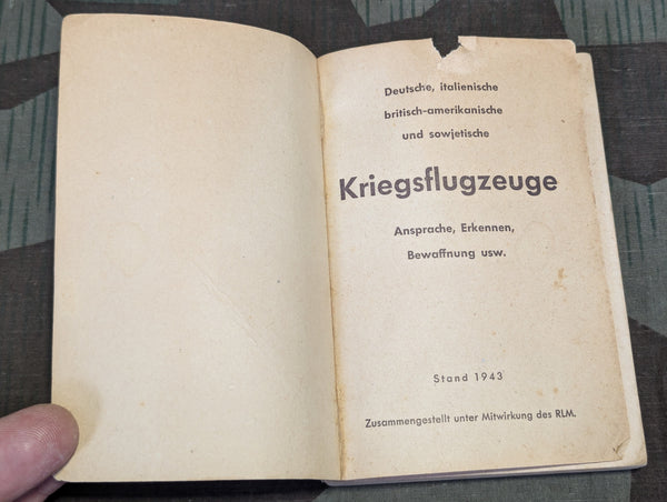 1943 Kriegsflugzeuge Aircraft Identification Book