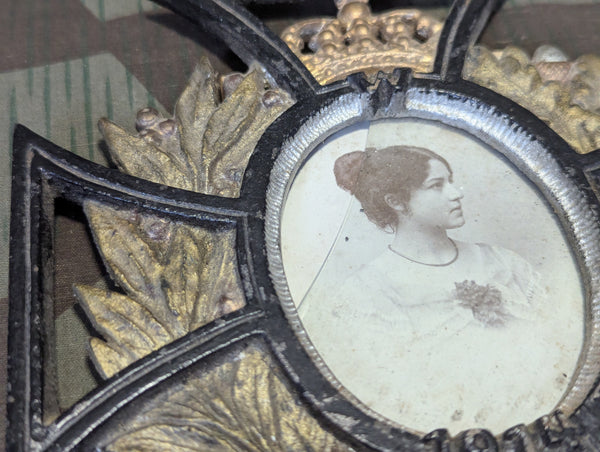 WWI Iron Cross Photo Frame