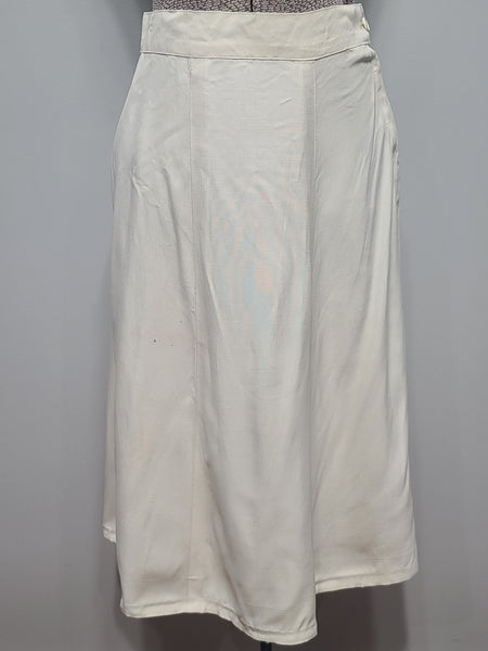 NNC Navy Nurse White Uniform Jacket and Skirt <br> (B-33" W-25" H-33.5")