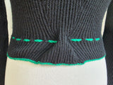 German Traditional Knit Cardigan Sweater (Same Style as BDM) Small/Medium