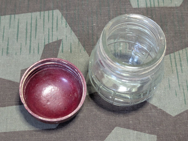 Tafelsenf Glass and Bakelite Mustard Jar