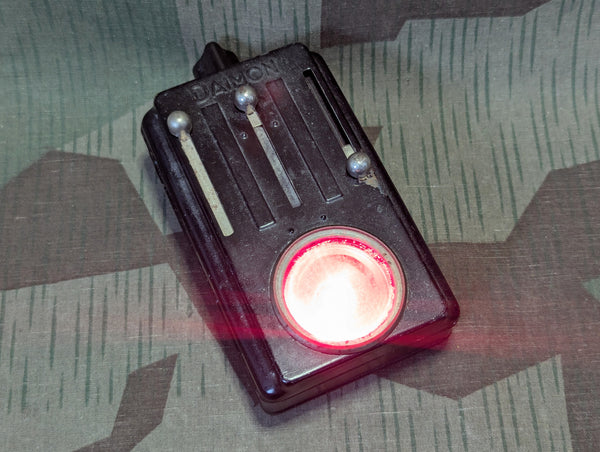 Daimon Wehrmacht Flashlight Leather and Wire Button Loop