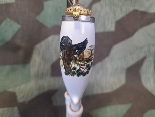 Grouse Hunting Motif Traditional German Pipe