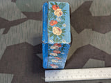 Blue Printed Cookie Tin