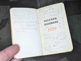 1939 Pocket Calendar German Pioneer