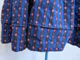 Blue and Pink Dirndl <br> (B-33" W-26")