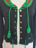 German Traditional Knit Sweater (Edelweiss Buttons)