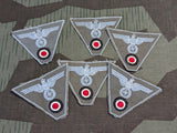 Original Wehrmacht Hat Trapezoid Late War Insignia