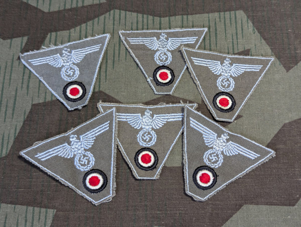 Original Wehrmacht Hat Trapezoid Late War Insignia