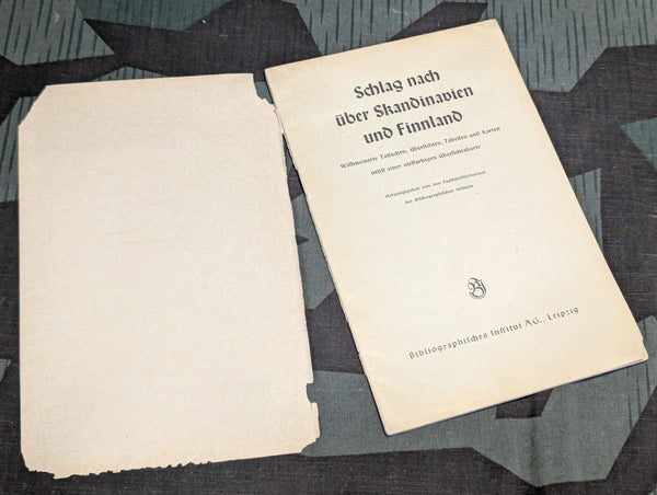 Schlag Nach über Skandinavien und Finnland w/ Map