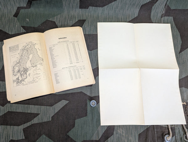 Schlag Nach über Skandinavien und Finnland w/ Map