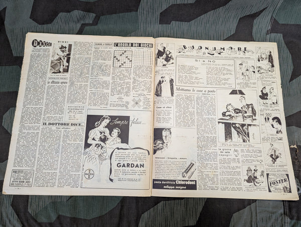 Italian Il Mattino Illustrato Magazine 1-8 December 1941