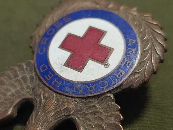 American Red Cross Men's Hat Badge