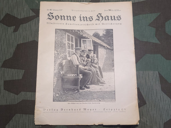 Sonne ins Haus Magazine Heft 8 1937