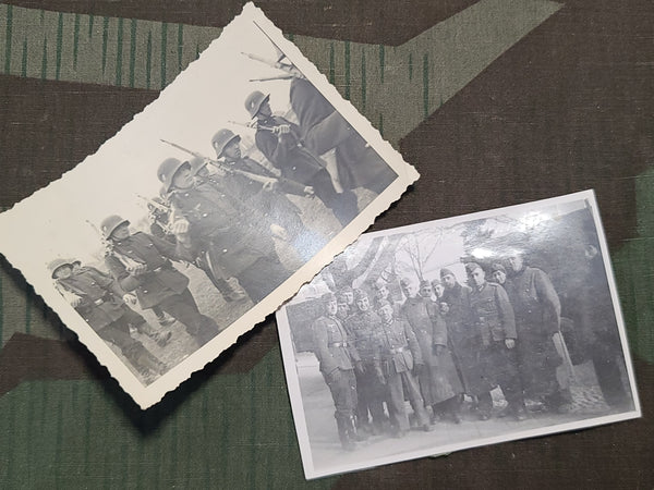 Page from a German Soldier's Photo Album (8 Photos)