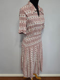 Pink Buddha Stained Glass Novelty Print Dress <br> (B-39" W-30" H-38")