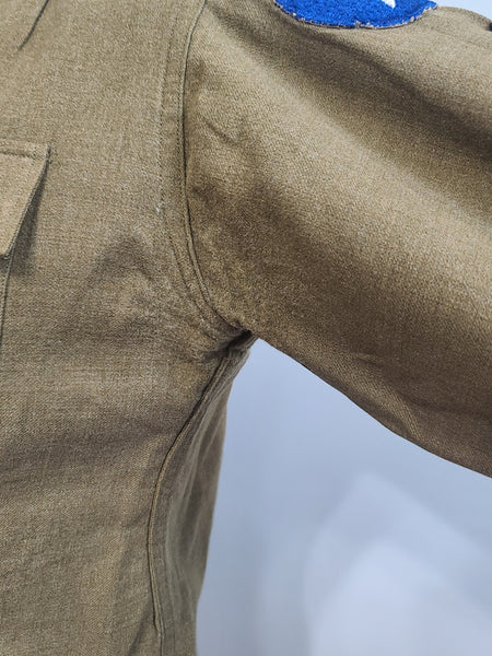 Women's WAC OD Wool Blouse (Air Corps Patch) <br> (40" Bust)