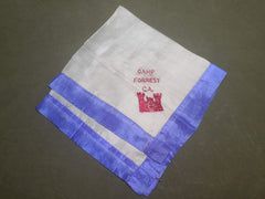 Camp Forrest GA Engineer Silk Sweetheart Hankie