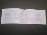 WAVES Song Book "Navy, Full Speed Ahead!" & Matchbook Cover