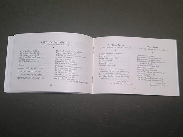 WAVES Song Book "Navy, Full Speed Ahead!" & Matchbook Cover
