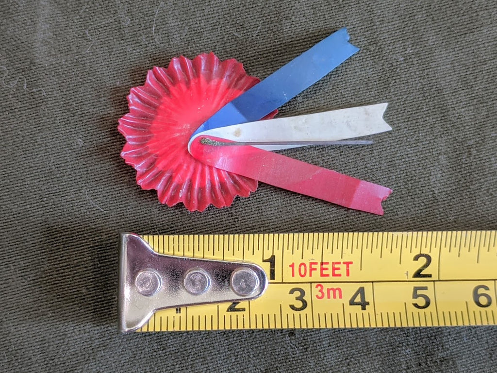 Three Ribbons On One Pin Patriotic Ribbon Pin