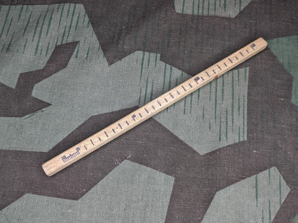 Original Wooden Map Case Ruler
