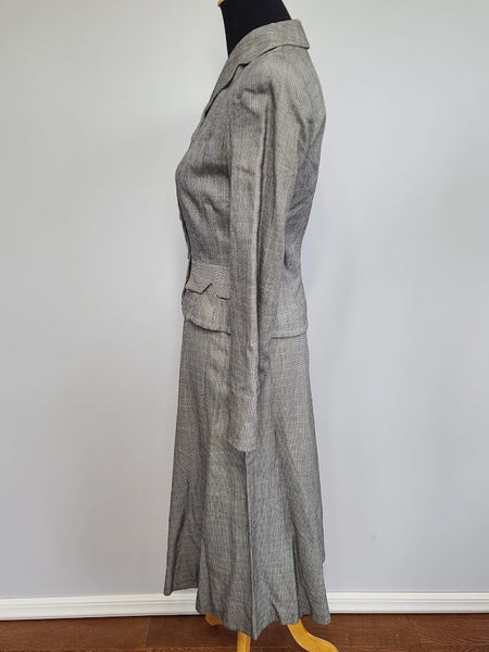 Gray Skirt Suit <br> (B-35" W-26.5" H-37")